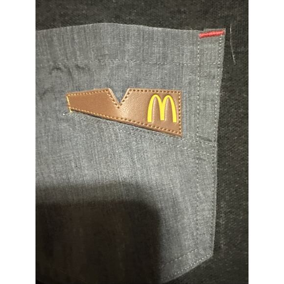 McDonalds Employee Uniform Grey Unisex S-R Polo Work Shirt Timeless Elements L-R - Picture 3 of 9